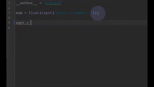 Square root of a number using exponential operation in Python смотреть онлайн