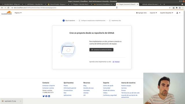 Páginas estáticas con CloudFlare pages y Wordpress смотреть онлайн