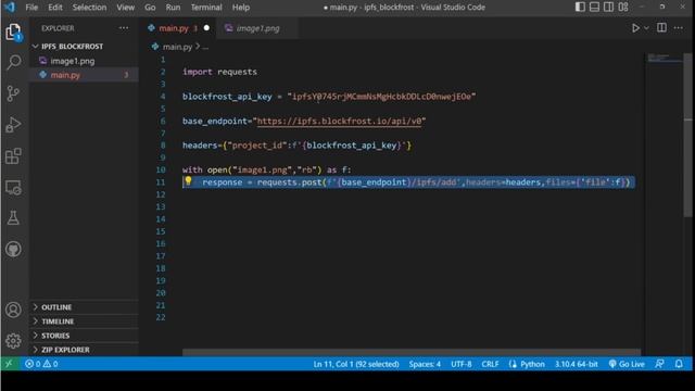 Free IPFS Storage for NFTs using python смотреть онлайн