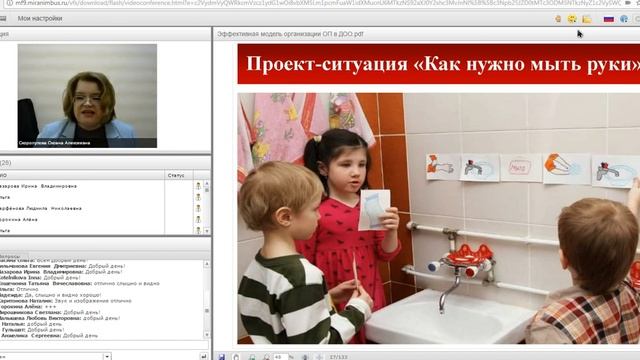 Эффективная модель организации образовательного процесса в современном детском саду смотреть онлайн