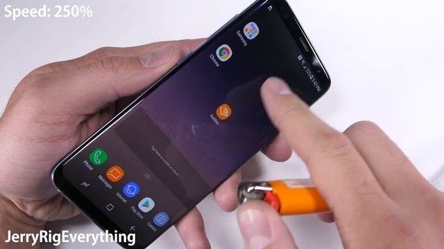 Galaxy S8 Durability Test - Scratch, Burn, and BEND tested смотреть онлайн