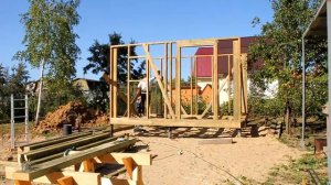 Каркасный ХОЗБЛОК Своими руками (за 2 мин ТАЙМЛАПС)