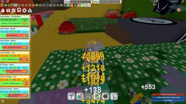 Новые коды в игре Симулятор пчеловода роблокс | Bee Swarm Simulator roblox | Все коды в игре смотреть онлайн