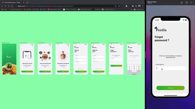 Onboarding Screens for React Native Food mobile app смотреть онлайн
