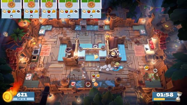 Campfire Cook Off 1-3 2P 4S [2,488] | Overcooked! AYCE | Ft. Xilion_Alpha