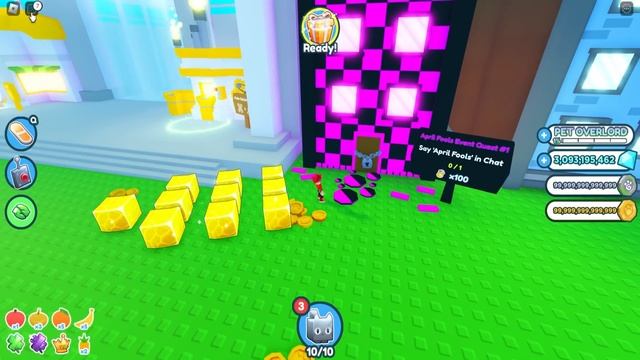ПЕРВОАПРЕЛЬСКОЕ ОБНОВЛЕНИЕ В PET SIMULATOR X ROBLOX смотреть онлайн