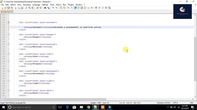 #8 Alerts Bootstrap 4 - Learn Bootstrap 4 tutorials for beginners - No Commentary смотреть онлайн