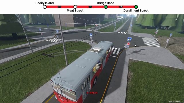 Route 16 Rocky Island to Derailment Street | OneSkyVed's Trolleybuses Place (indev) | Roblox смотреть онлайн