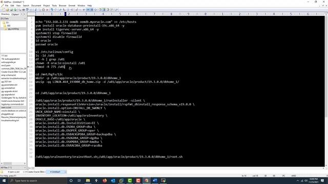 01. Install OEM Repository Server (database 19c) смотреть онлайн