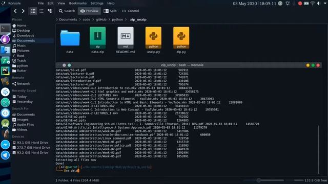 zip unzip files with python смотреть онлайн