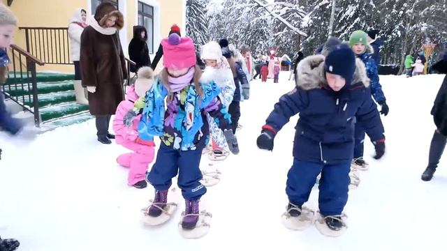Большой Масленичный разгуляй "Ай да Масленица-2018" | школа и Д/О "Энергия" смотреть онлайн