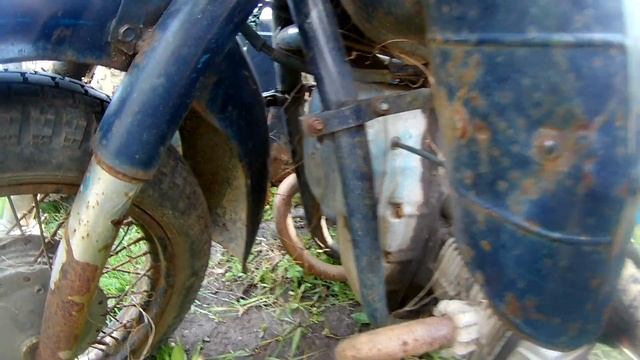 Мотоцикл Днепр-оживление монстра после долгого простоя. Продать целиком или пустить на разбор?... смотреть онлайн
