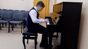 Дементьев Евсей, г. Окуловка. Д. Чимароза Соната Соль мажор.