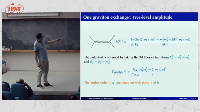 P. Vanhove : General Relativity from Scattering Amplitudes(...) смотреть онлайн