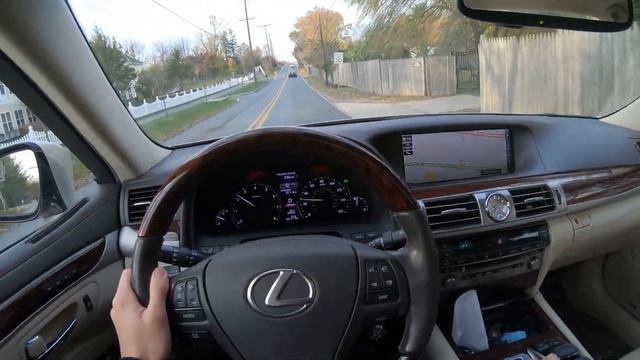 2017 Lexus LS 460 POV Drive смотреть онлайн