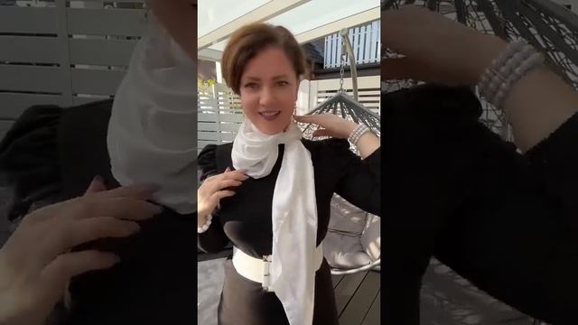 завязать красиво палантин...#fashion #style #fashionstyle #палантин смотреть онлайн