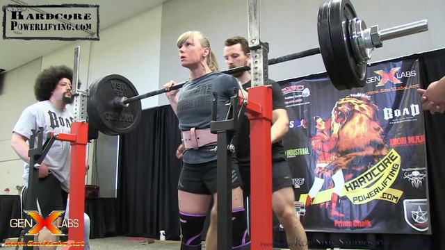 Hardcore Powerlifting Tammi Bradford Interviews Wendy Lindquist Womens 140 LB Division Produced By смотреть онлайн