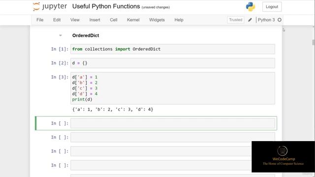 Python oderd dictionary смотреть онлайн