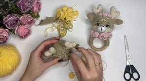 Сборка и оформление погремушки Оленёнок