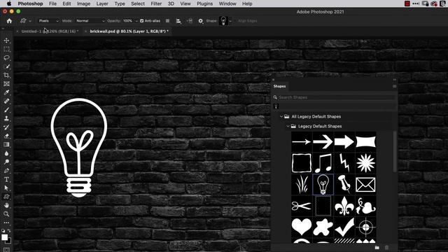 MISSING Shapes FIX in Photoshop 2021 смотреть онлайн