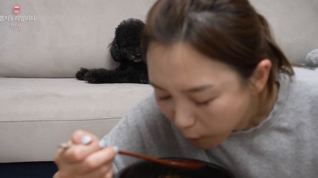 리얼먹방▶추석 집밥 한상☆양념목살구이, 차돌된장짜글이, 낙지볶음 대창사리, 모둠전ㅣKorean Home FoodㅣMUKBANGㅣ