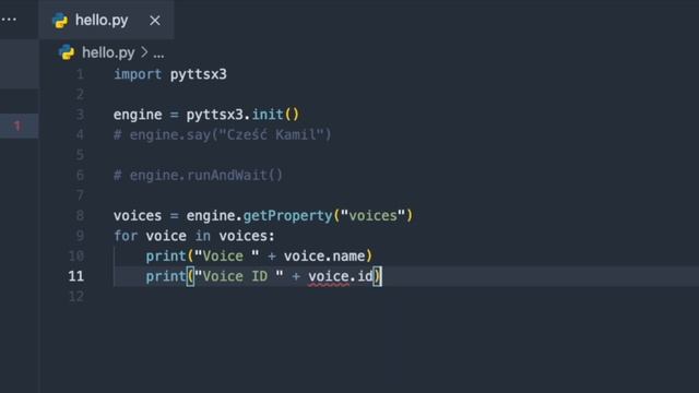 Python - zamieniamy tekst na mowę w czterech liniach kodu смотреть онлайн
