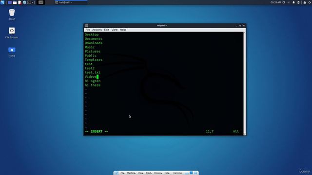 2.11. Kali Linux CLI - Editing Files смотреть онлайн