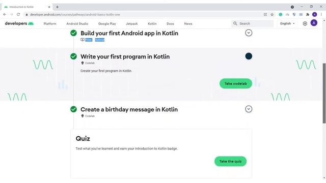 Android Developers: Learning Path for Kotlin смотреть онлайн