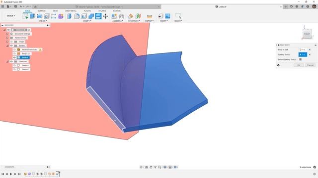 Fusion 360 Form Mastery - Part 27 - Creating an MX5 Spoiler with Mesh, Forms and Surface Tools смотреть онлайн