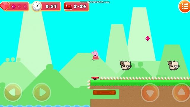 Peppa Pig adventure game level - 2 - Игра Свинка Пеппа бродилка 2 - уровень смотреть онлайн