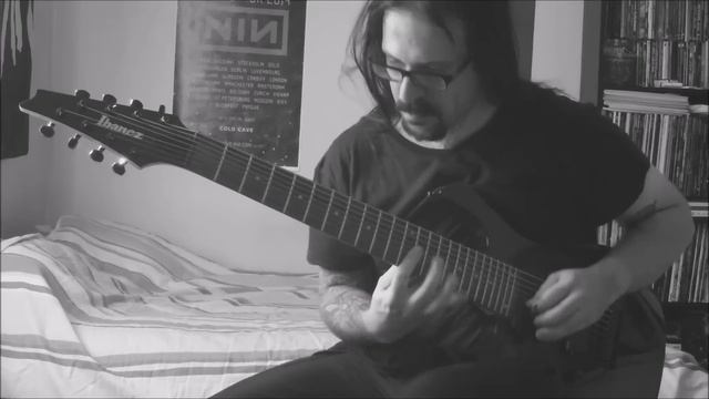 8 strings guitar sweeping licks - ibanez rg8L + emg 808 смотреть онлайн