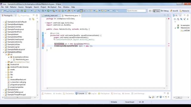 ScrollView e HorizontalScrollView no Android, Entendendo e Utilizando смотреть онлайн