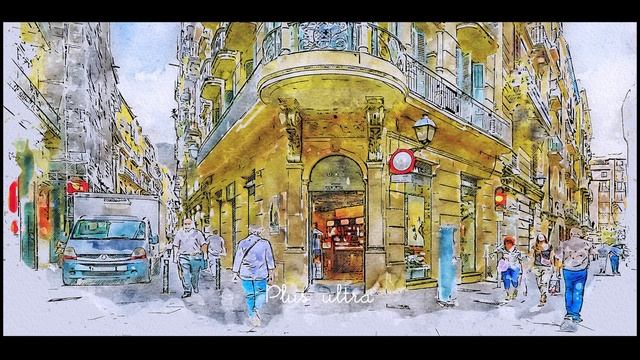España(Spain) Outdoor Cafe Ambient Sounds /w Flamenco music смотреть онлайн