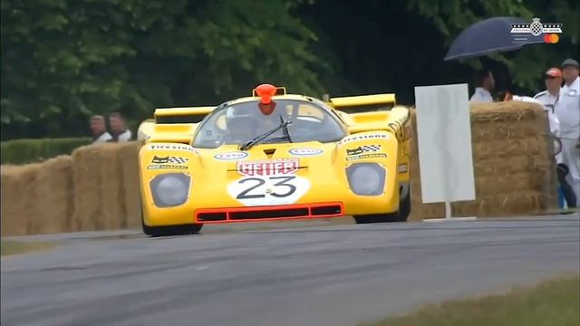 V12 Ferrari 512 pedalled by five-time Le Mans winner at FOS смотреть онлайн