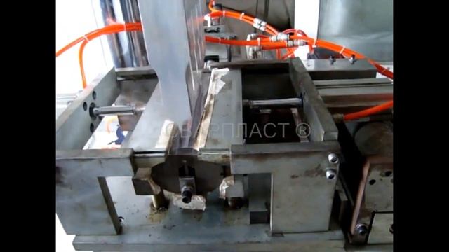 Автоматический станок для сварки ПЭТ упаковки. Сварка (склейка) пластика.