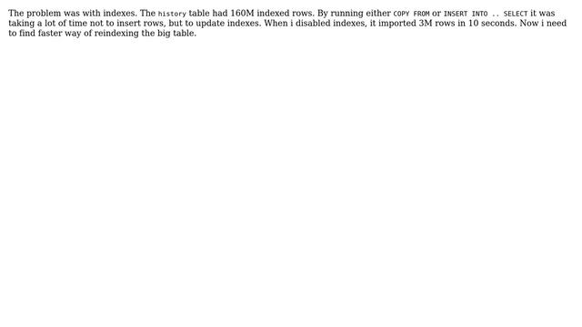 Databases: How to efficiently copy millions of rows from one table to another in Postgresql? смотреть онлайн
