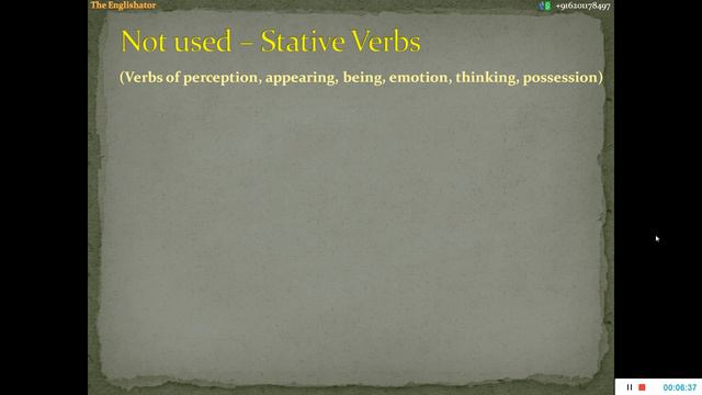 Present Continuous Tense: The Uses смотреть онлайн
