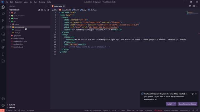 VueJS 2 for beginners - Create vue project and components смотреть онлайн
