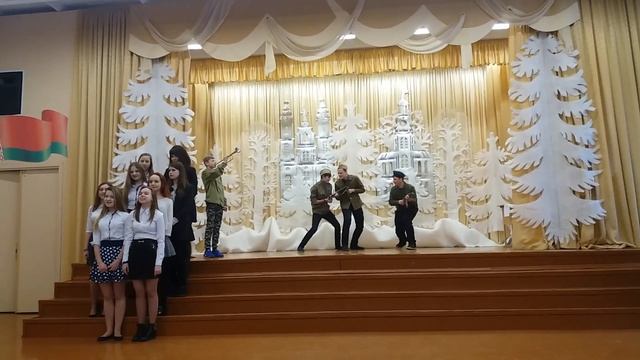 25 школа 9А открытие "Месячника патриотической песни" смотреть онлайн