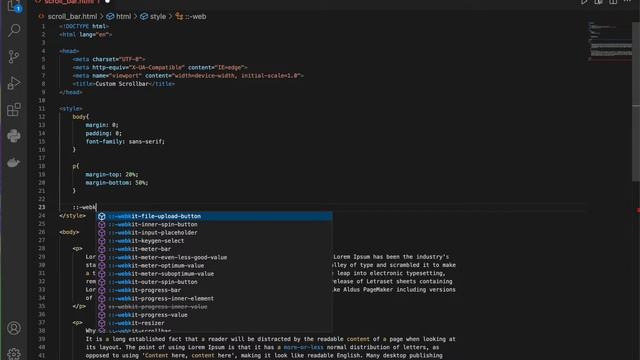 How To Create A Custom Scroll Bar In CSS | Custom Scroll Bar | HTML & CSS Tutorials For Beginners смотреть онлайн