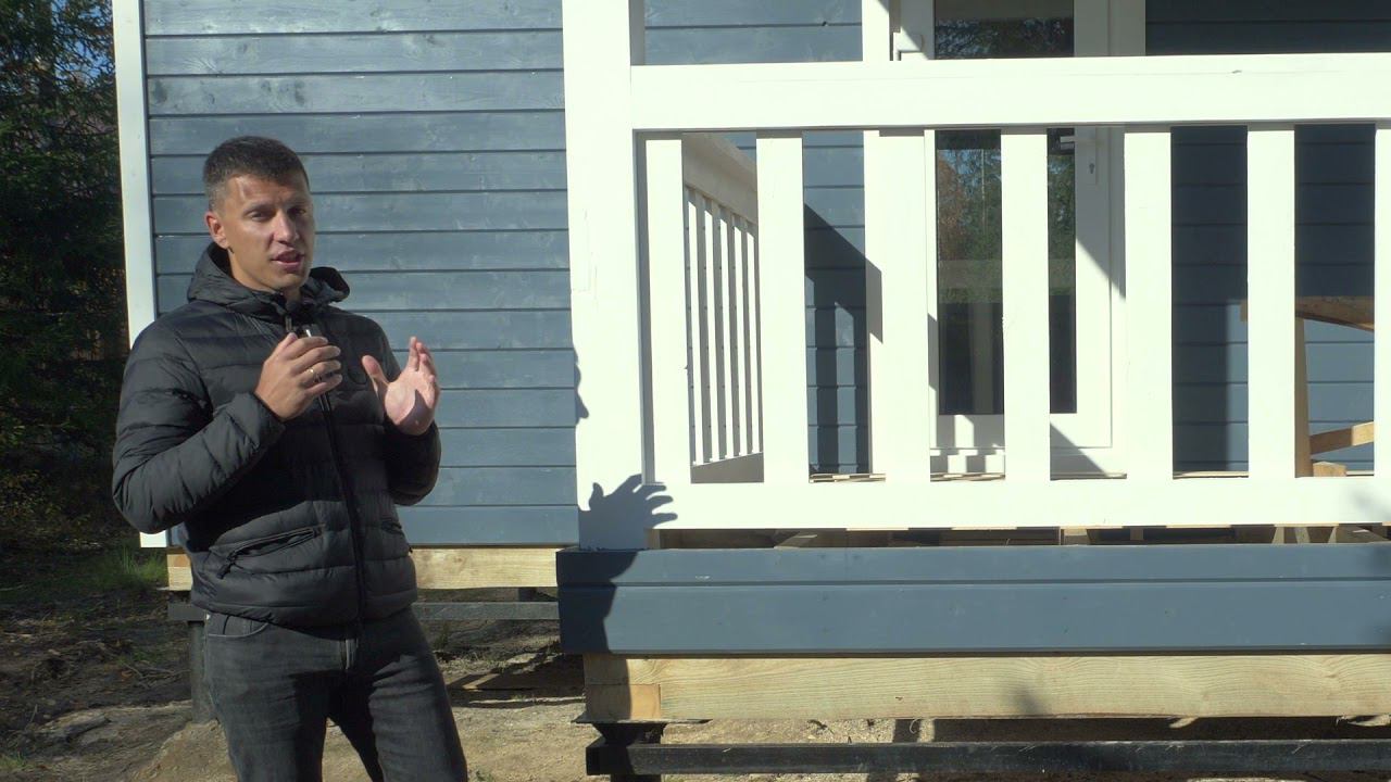 Каркасный дом по индивидуальному проекту. СК Домострой смотреть онлайн