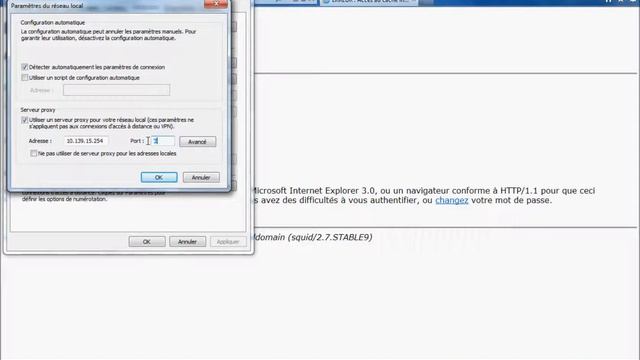 Configuration Proxy - Internet Explorer смотреть онлайн