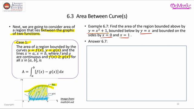 Find the Area Bounded by y = x^2+1, y=x, x=0 and x=1 смотреть онлайн