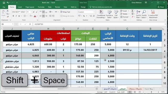 الاكسل | 15 اختصار لتصبح محترف فى برنامج الاكسل