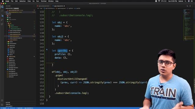 Emit value if there is any change in value using distinctUntilChanged operator of Rxjs смотреть онлайн