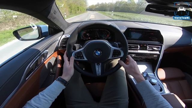 BMW 8 Series 2019 840d XDrive REVIEW POV Test Drive On AUTOBAHN & ROAD By AutoTopNL