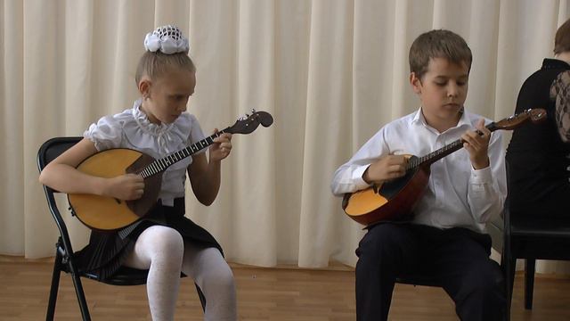 Дуэт домристов. Мельникова Полина, Кирса Илья смотреть онлайн
