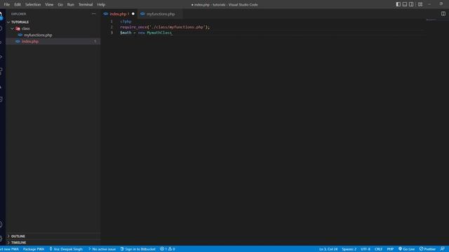 How to create PHP Class and Public Functions and how to call them or execute them смотреть онлайн