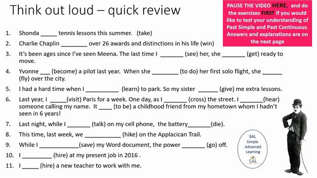 Past Tenses VERB TENSE FORMATION