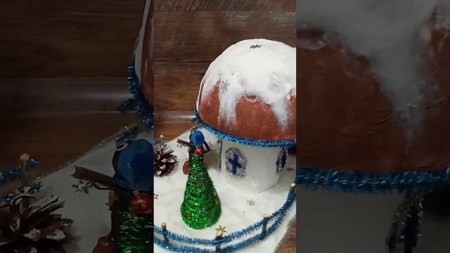 Новогодняя поделка "Зимняя сказка" смотреть онлайн